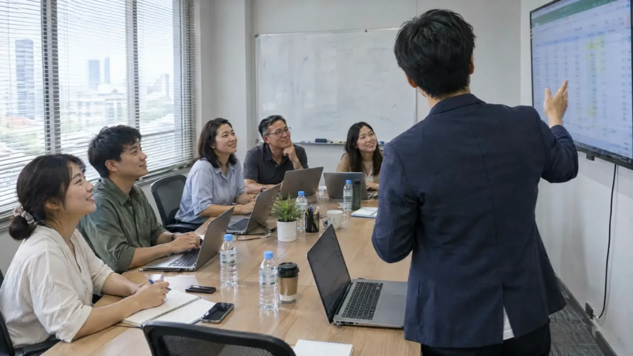 ภาพประกอบการสอนใช้ AI ในออฟฟิศ